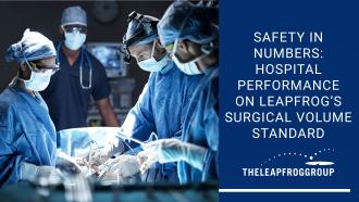 U.S. Hospitals Show Improvements in Meeting Surgical Safety